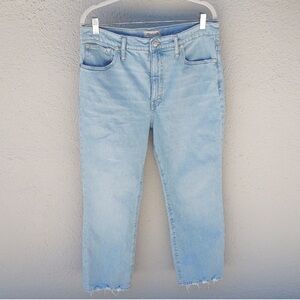 Madewell Slim Demi Boot Light Wash